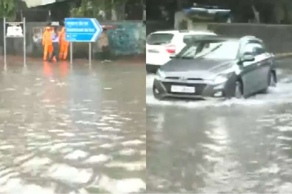 Mumbai Monsoon Update: मुसळधार पावसामुळे सायन परिसरात सखल भागात पाणी साचले