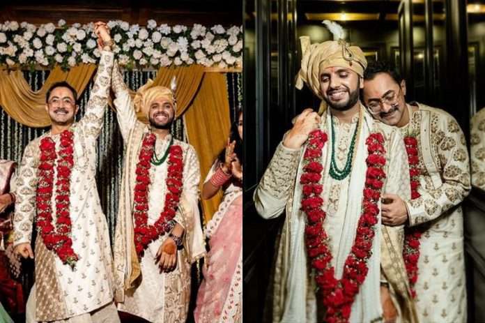 Gay couple wedding in kolkatta, Chaitanya Sharma & abhishek Ray