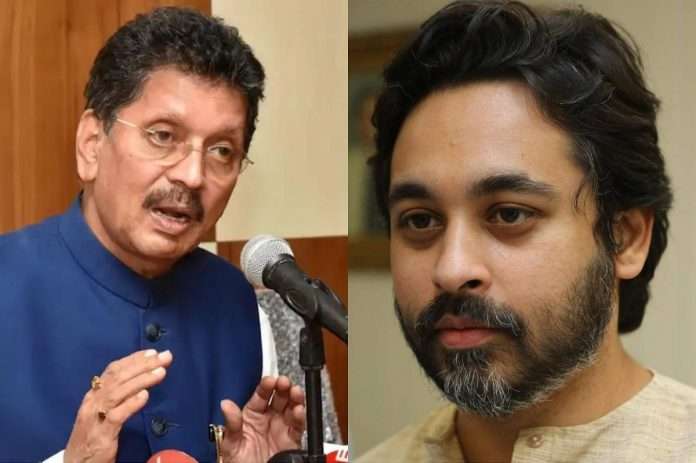 Nilesh Rane commenton Deepak Kesarkar wash utensils of uddhav thackeray