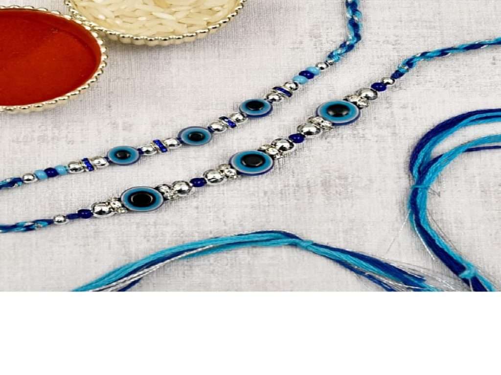 Blue Stone Rakhi