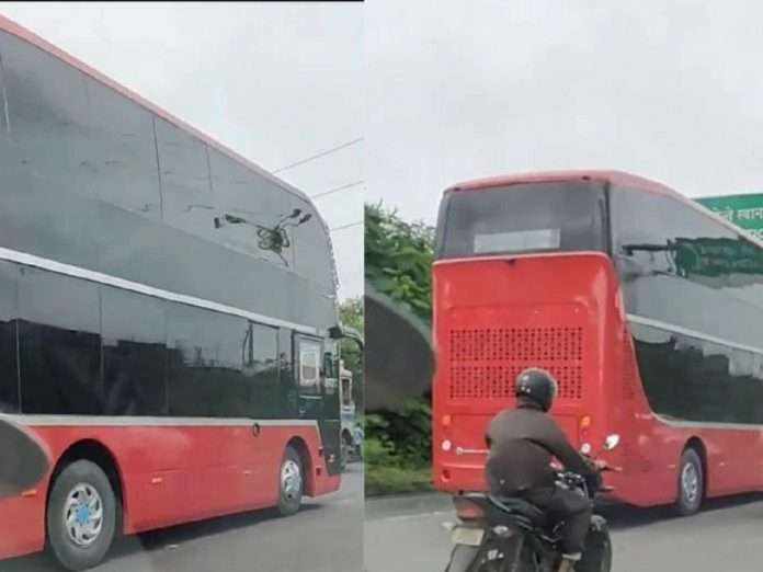 double decker electric bus