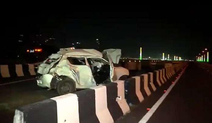 accident on Bandra-Worli sea link