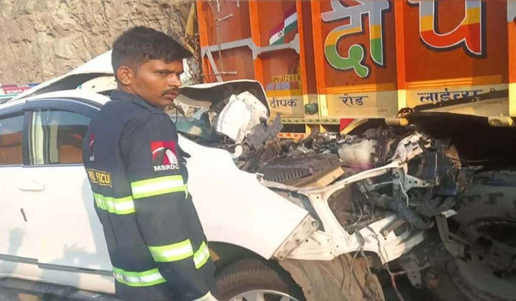 समृद्धी महामार्गावर थरकाप उडवणारा आणखी एक अपघात