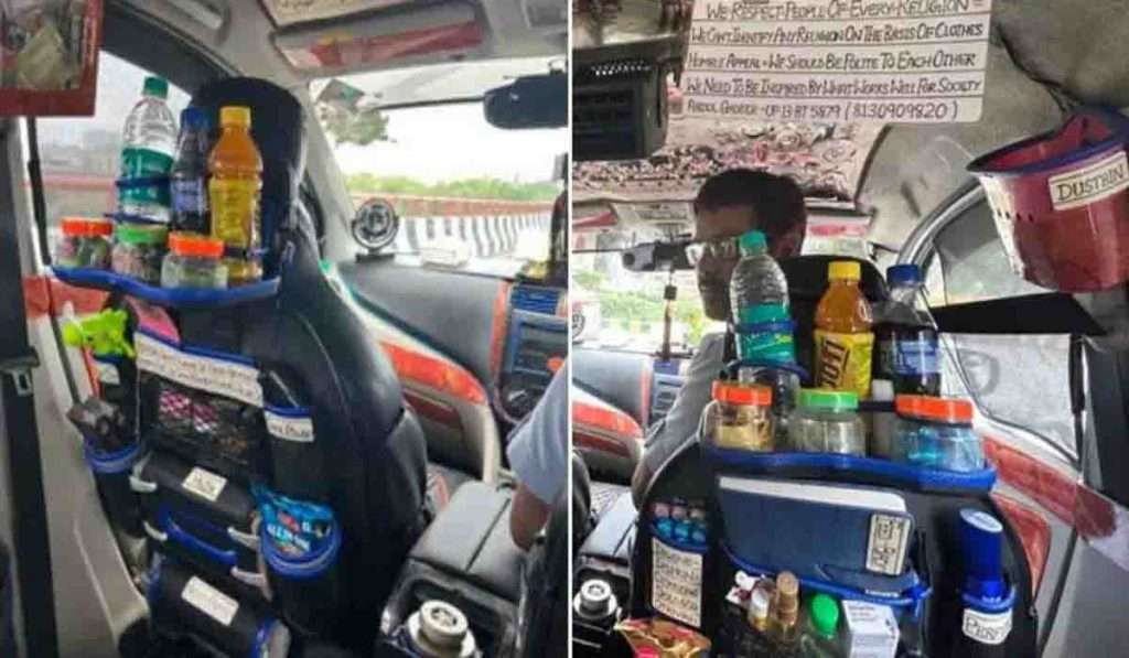 Delhi Cab Driver, एकाच टँक्सीमध्ये WiFi पासून Snacks सह सर्व सुविधा उपलब्ध