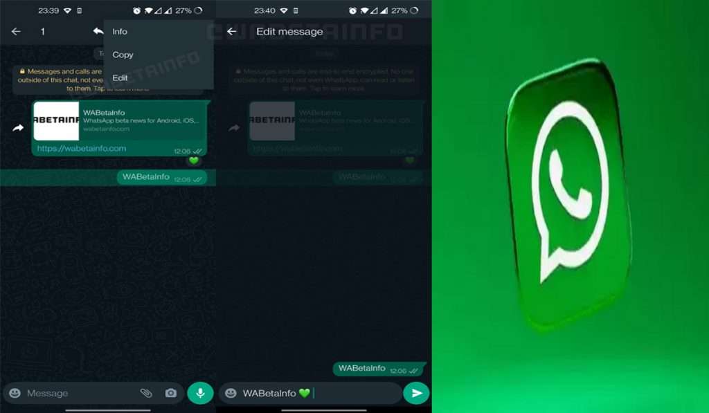 WhatsApp New Feature, व्हॉट्सअ‍ॅपवर पाठवलेला मेसेज आता सहज एडिट करता येणार…