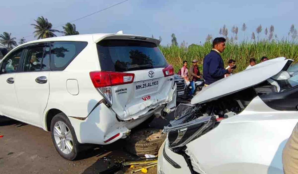 MAHARASHTRA: आरोग्यमंत्री तानाजी सावंत यांच्या गाडीचा अपघात