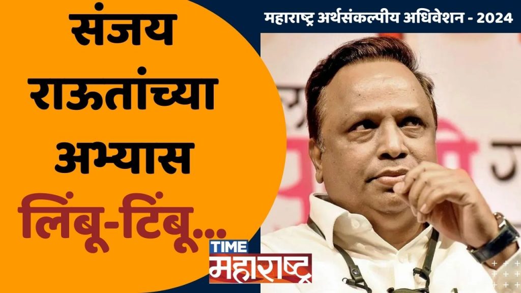 Sanjya Raut यांचा अभ्यास लिंबू-टिंबू – Ashish Shelar | Budget Session 2024