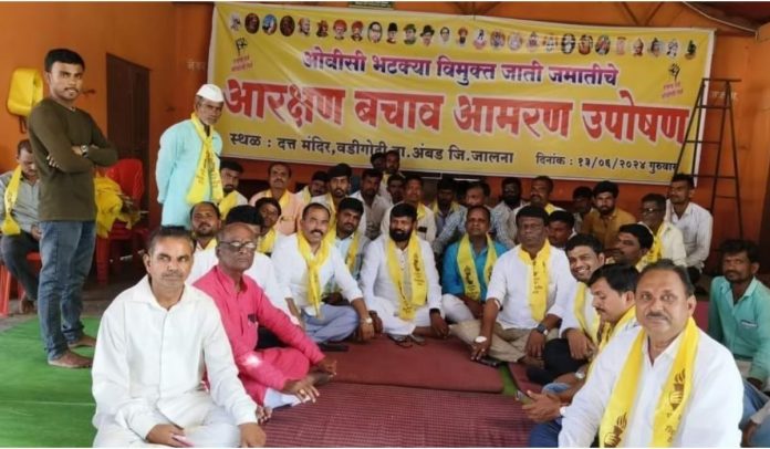Lakshman Hake Hunger Strike for not to give Maratha Reservation from OBC Quota