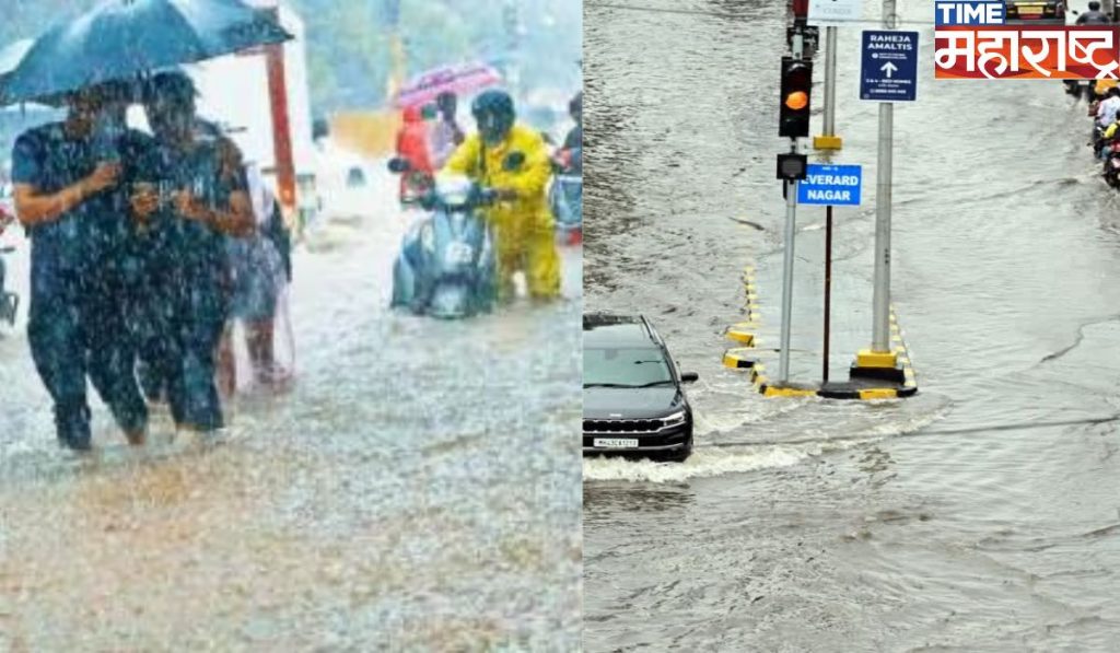 heavy rainfall : पावसाने पळवले मुंबईकरांच्या तोंडचे पाणी ; रेल्वे वाहतुकीवर झाला परीणाम