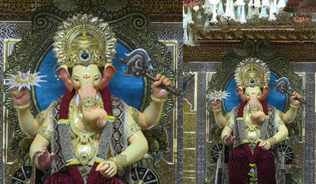 Lalbaugcha Raja 2024 First Look Watch Video: लालबागच्या राजाची पहिली झलक आली समोर