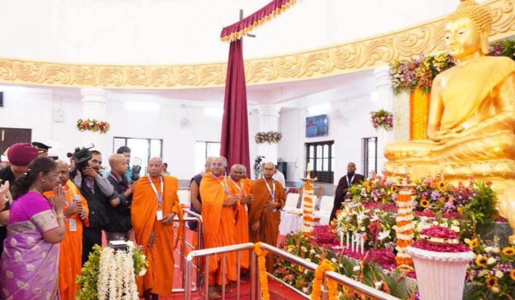 President Droupadi Murmu यांच्या हस्ते विश्वशांती बुद्ध विहाराचे लोकार्पण