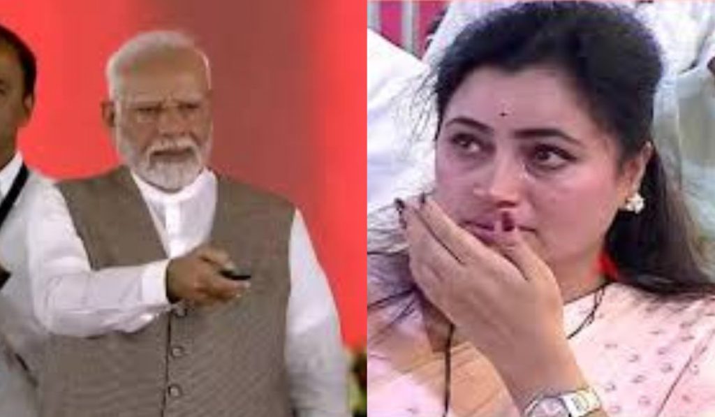 PM Narendra Modi यांच्या हस्ते अमरावती टेक्सटाईल पार्कचं ई-भूमिपूजन; Navneet Rana यांना अश्रू अनावर